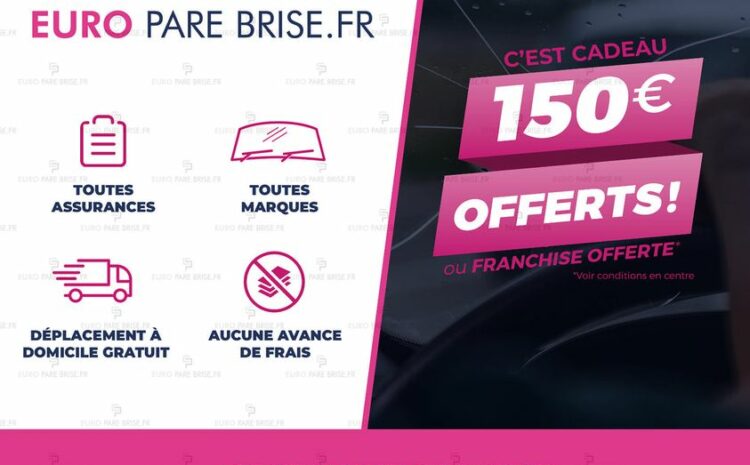  Réparation de pare-brise en France | Économisez 150€ sur la franchise avec Europarebrise